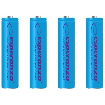 Аккумулятор Esperanza AAA 1000mAh Ni-MH * 4 blue (EZA102B) (U0449562)