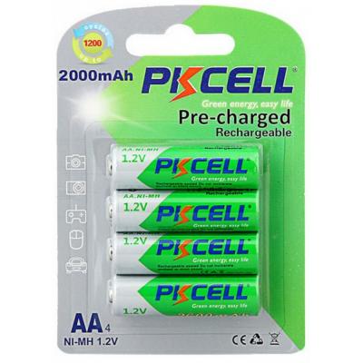 Акумулятор PkCell AA R6 NiMH 2000mAh * 4 (PC/AA2000-4B) (U0461854)