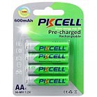 Аккумулятор PkCell AA R6 NiMH 600mAh * 4 (PC/AA600-4BA)