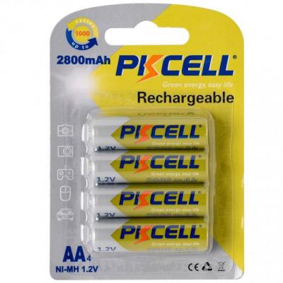 Аккумулятор PkCell AA R6 NiMH 2800mAh * 4 (PC/AA2800-4B) (U0461861)