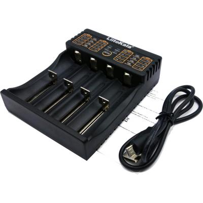 Зарядное устройство для аккумуляторов Liitokala 4 Slots, LCD дисплей, Li-ion/Ni-MH/Ni-Cd/AA/ААA/AAAA/С (lii-402) (U0507389)