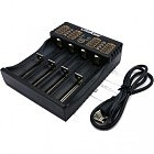 Зарядное устройство для аккумуляторов Liitokala 4 Slots, LCD дисплей, Li-ion/Ni-MH/Ni-Cd/AA/ААA/AAAA/С (lii-402)