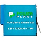 Аккумулятор к фото/видео PowerPlant GoPro AHDBT-801 1220mAh (декодирован) (CB970377)