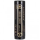 Аккумулятор 18650 2600mAh Li-Ion, (2450-2650mah), 3.7V (2.75-4.2V), Blac Liitokala (Lii-26A)