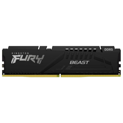 Модуль памяти для компьютера DDR5 16GB 5600 MHz Beast AM5 Black Kingston Fury (ex.HyperX) (KF556C36BBE-16) (U0700277)