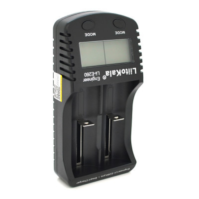 Зарядное устройство для аккумуляторов Liitokala 2 Slots, LCD display, Li-Ion, Ni-Mh, Ni-Cd, + AAAA, С, 10440/.../26650 (Lii-260) (U0721403)