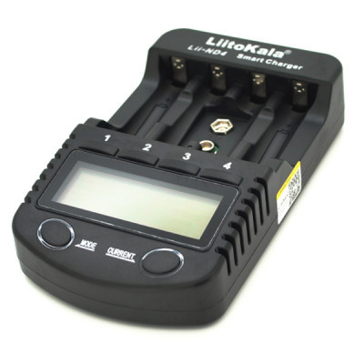 Зарядное устройство для аккумуляторов Liitokala 4 Slots, LED, Ni-Mh, Ni-Cd, AA, AAA, AAAA, С (Lii-ND4) (U0721407)