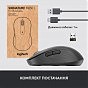 Мишка Logitech Signature M650 L Wireless Mouse for Business Graphite (910-006348) (U0736463)