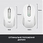 Мышка Logitech Signature M650 L Wireless Mouse for Business Off-White (910-006349) (U0736464)