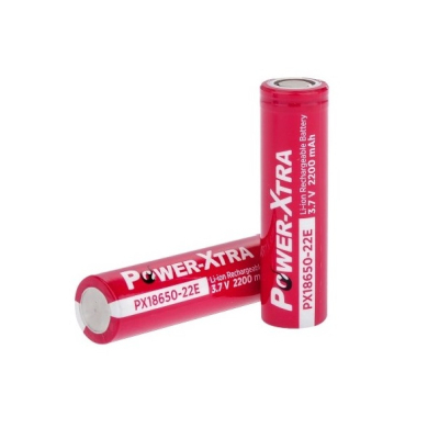Аккумулятор 18650 2200mAh, 3.7V, red Power-Xtra (PX18650-22R / 29749) (U0748576)