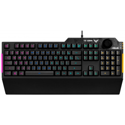 Клавиатура ASUS TUF Gaming K1 USB UA Black (90MP01X0-BKMA00) (U0786802)