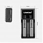 Зарядное устройство для аккумуляторов Liitokala 2 Slots, LED indicator, Li-ion(18650...RCR123...26650), NiMH(AA, AAA, SC, C) (Lii-PL2) (U0788658)