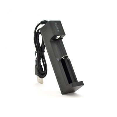 Зарядное устройство для аккумуляторов Merlion 1 Slot, 18650/26650, 4.2V/1000mAh, питание от USB (YT-C1*18650 / 17254) (U0788660)