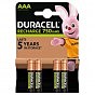 Аккумулятор Duracell AAA HR03 750mAh * 4 (5007331) (U0797439)