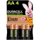 Аккумулятор Duracell AA HR6 1300mAh * 4 (5007324)