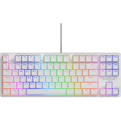 Клавіатура Hator Rockfall 2 Mecha TKL Orange USB White (HTK-521) (U0873917)