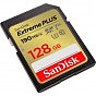 Карта пам'яті SanDisk 128GB SDXC class 10 UHS-I U3 4K Extreme Plus (SDSDXWA-128G-GNCIN) (U0887960)