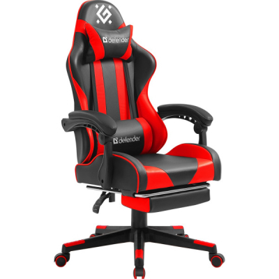 Кресло игровое Defender Rock Black/Red (64346) (U0920635)