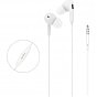 Наушники Denmen HF DR06 3.5mm 1.2 м White (DE-DR06-WH) (U0931515)