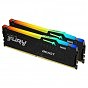Модуль памяти для компьютера DDR5 32GB (2x16GB) 6800 MHz Beast RGB EXPO Kingston Fury (ex.HyperX) (KF568C34BBEAK2-32) (U0944197)