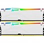 Модуль памяти для компьютера DDR5 32GB (2x16GB) 6800 MHz Beast White RGB XMP Kingston Fury (ex.HyperX) (KF568C34BWAK2-32) (U0944201)