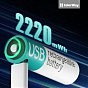Аккумулятор ColorWay AA USB-С 2220 mAh 1.5V (2шт) (Li-Polymer) (CW-UBAA-10) (U0949529)