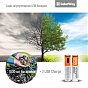 Аккумулятор ColorWay AAА USB-С 590 mAh 1.5V (2шт) (Li-Polymer) (CW-UBAAA-09) (U0949530)