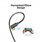 Кабель мультимедійний USB-C 3.1 to HDMI 1.5m 90° 4K 60 Гц PVC Black Vention (CGVBG) (U0955461)