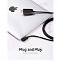 Кабель мультимедійний USB-C 3.1 to HDMI 1.5m 90° 4K 60 Гц PVC Black Vention (CGVBG) (U0955461)