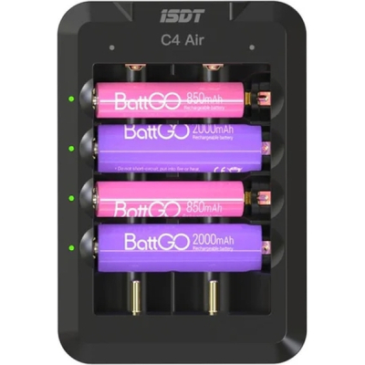 Зарядное устройство для аккумуляторов iSDT C4 Air Quick Battery Charger (iSDT-C4) (U0982818)