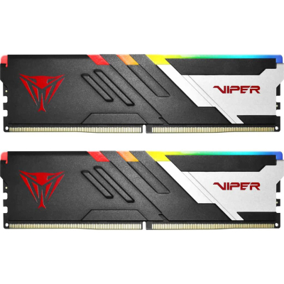 Модуль памяти для компьютера DDR5 64GB (2x32GB) 6000 MHz Viper Venom RGB Patriot (PVVR564G600C36K) (U1005921)
