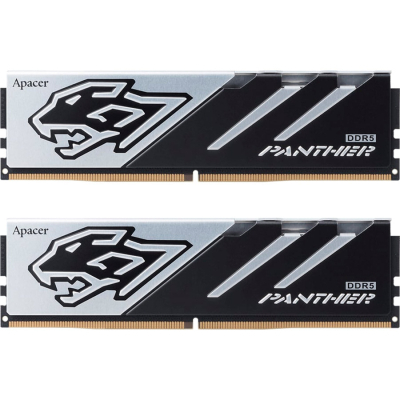 Модуль памяти для компьютера DDR5 32GB (2x16GB) 5200 MHz Panther Apacer (AH5U32G52C5227BAA-2) (U1018575)