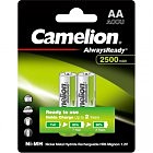 Аккумулятор Camelion AA 2500mAh Ni-MH AlwaysReady * 2 R6-2BL (NH-АA2500АRBP2)