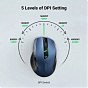 Мишка Ugreen MU006 Ergonomic Wireless Blue (15064) (U1030427)