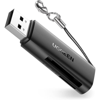 Считыватель флеш-карт Ugreen USB 3.0 Type-A for 2xSD 5Gb CM264 (60722) (U1031360)