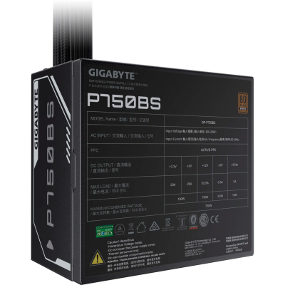 Блок живлення GIGABYTE 750W (GP-P750BS) (U1031624)