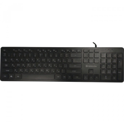 Клавиатура Defender Balance LQ LED USB UA Black (450790) (U1045437)